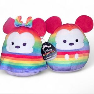 Disney Rainbow Plush Duo